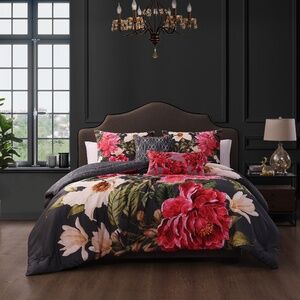 Bebejan Flower Garland King Comforter Set